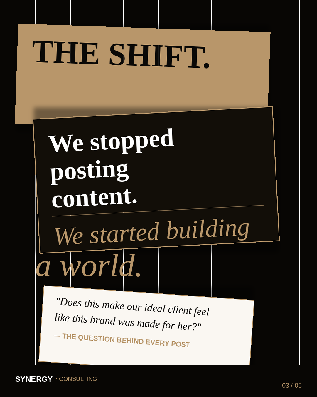 Synergy content system example